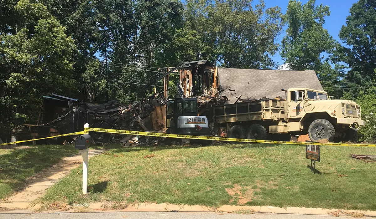 building demolition