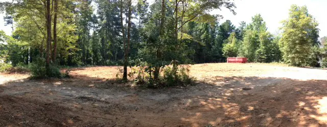 lot clearing after